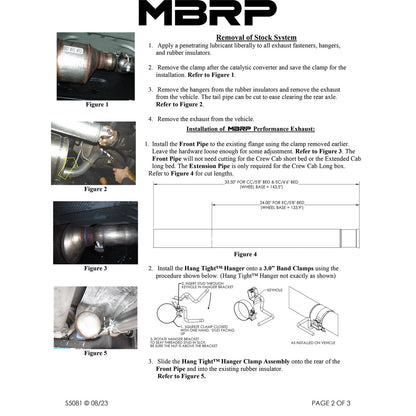 MBRP 3in Cat-Back Pre-Axle Dual Outlet Exhaust w/ 4in Tip | Chevrolet Silverado 1500 (09+) (S5081AL)