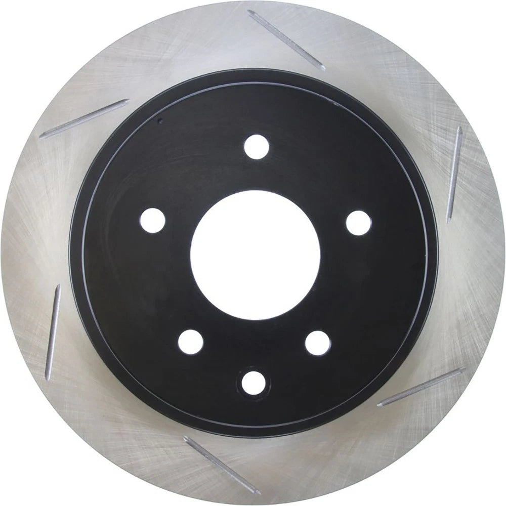 Stoptech Power Slot D&S Slotted Rear Brake Rotor | Nissan 350Z/Infiniti G35 (03-05) (126.42077SL)