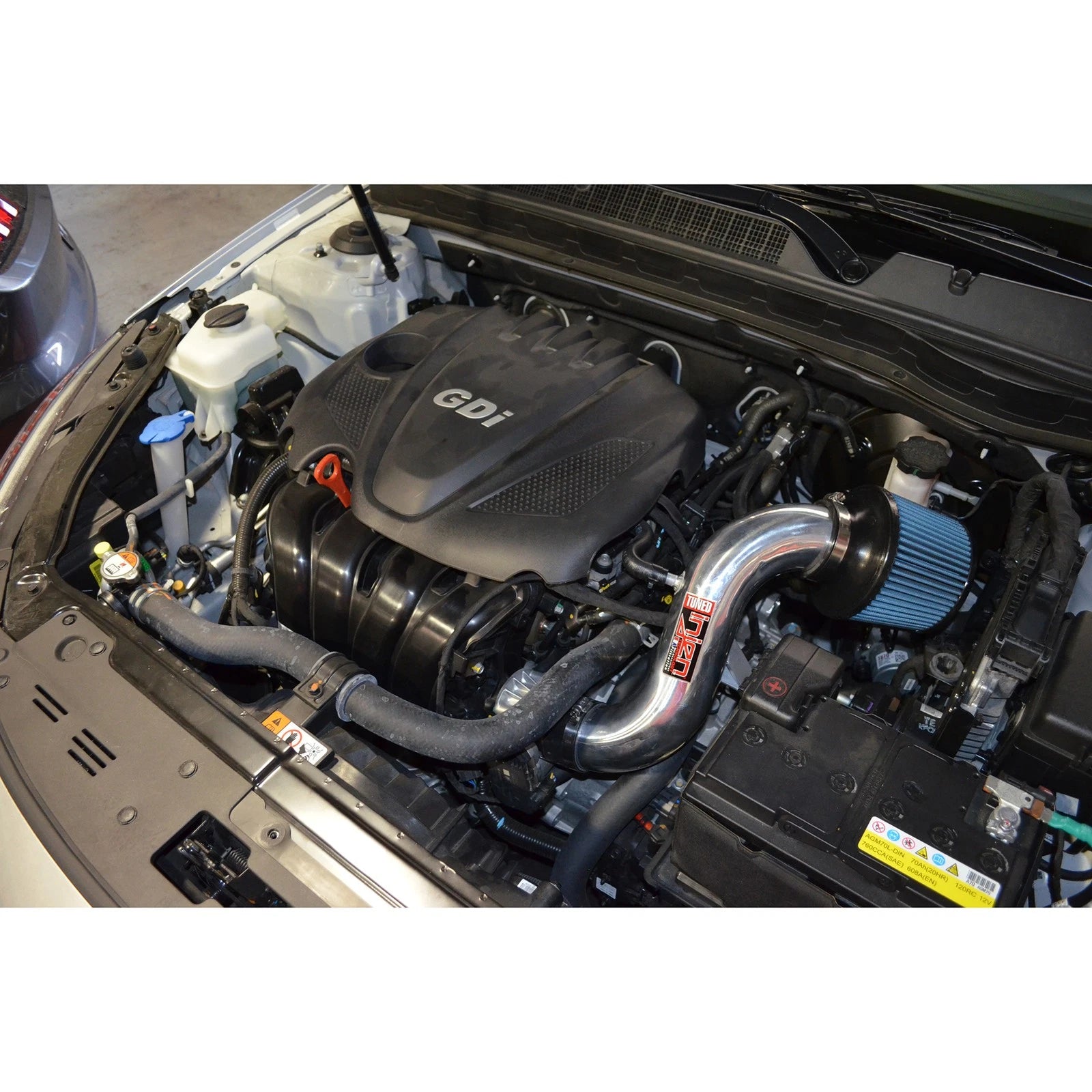 Injen Short Ram Air Intake | Hyundai Sonata (98-17), Tucson (04-19), Azera (06-11), Kia Forte Koup (09-13), Kia Optima (10-16) (SP1333BLK)