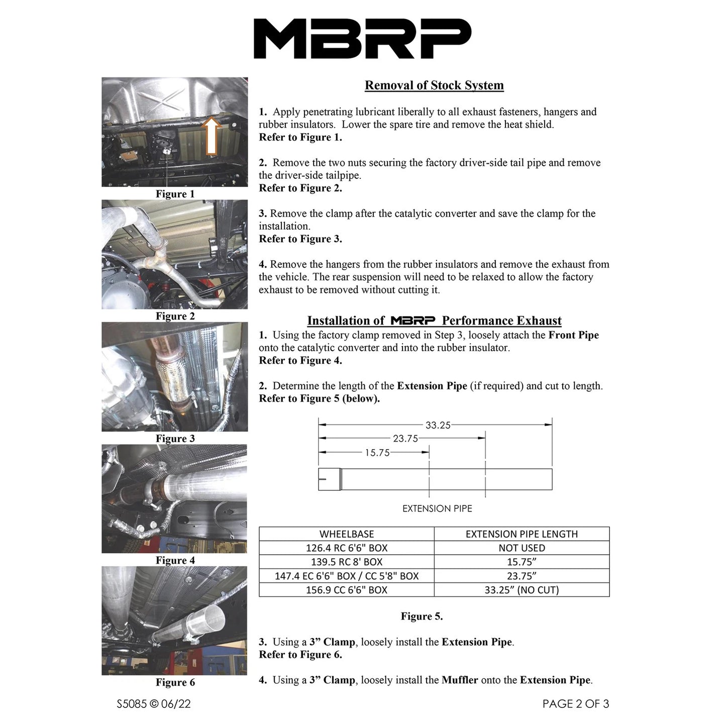 MBRP 2.5in Cat-Back Dual Rear Exit Exhaust T304 | Chevrolet Silverado 1500 2019 4.3L/5.3L (S5085304)