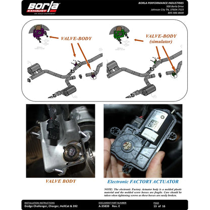 Borla Cat-Back Exhaust System - ATAK | 2015-2020 Dodge Charger 6.4L (140675)