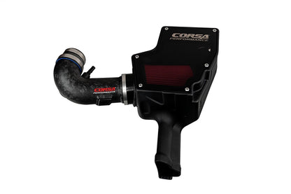 CORSA Forged Carbon Fiber/Plastic Closed Box Air Intake | Ford Mustang GT (44007, 419850)