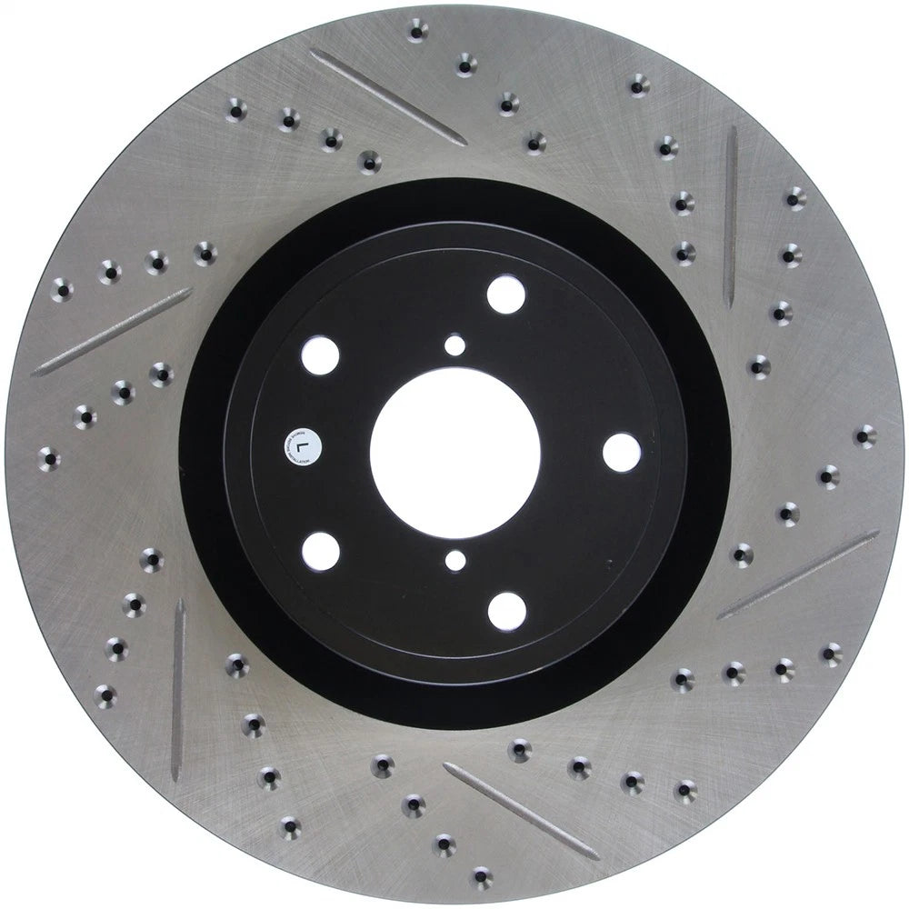 Stoptech Slotted And Drilled Brake Rotor | 2005-2010 Subaru WRX STI (127.47022L)