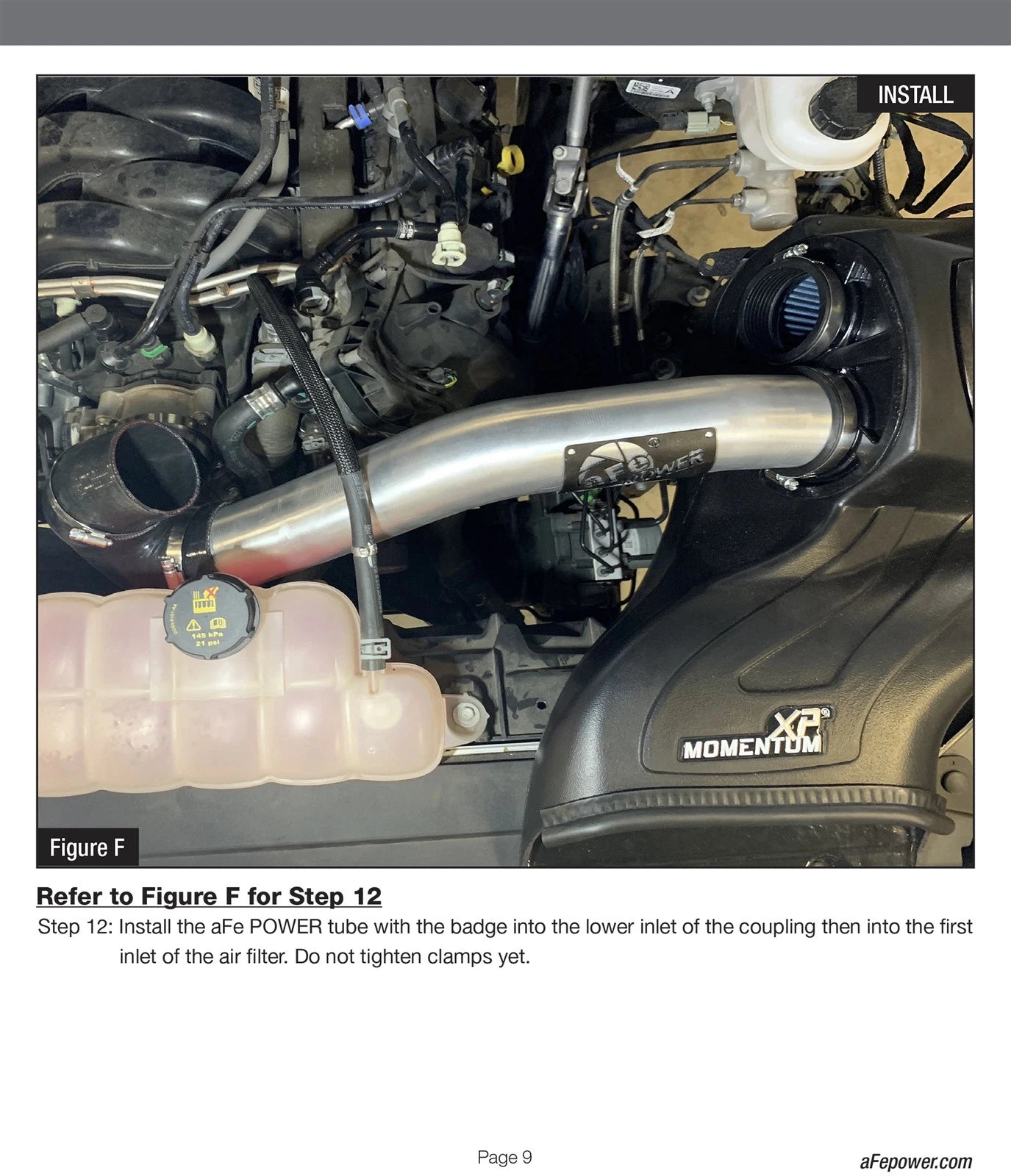 aFe Momentum XP Pro 5R Cold Air Intake w/ Black Alum Tubes | Ford F-150 V8 5.0L (15-18) (50-30024R)