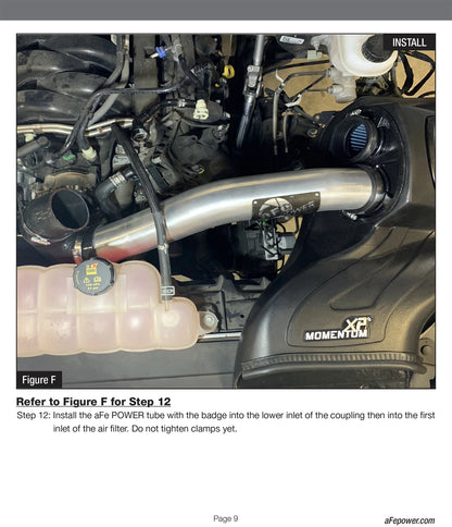 aFe Momentum XP Pro 5R Cold Air Intake w/ Black Alum Tubes | Ford F-150 V8 5.0L (15-18) (50-30024R)