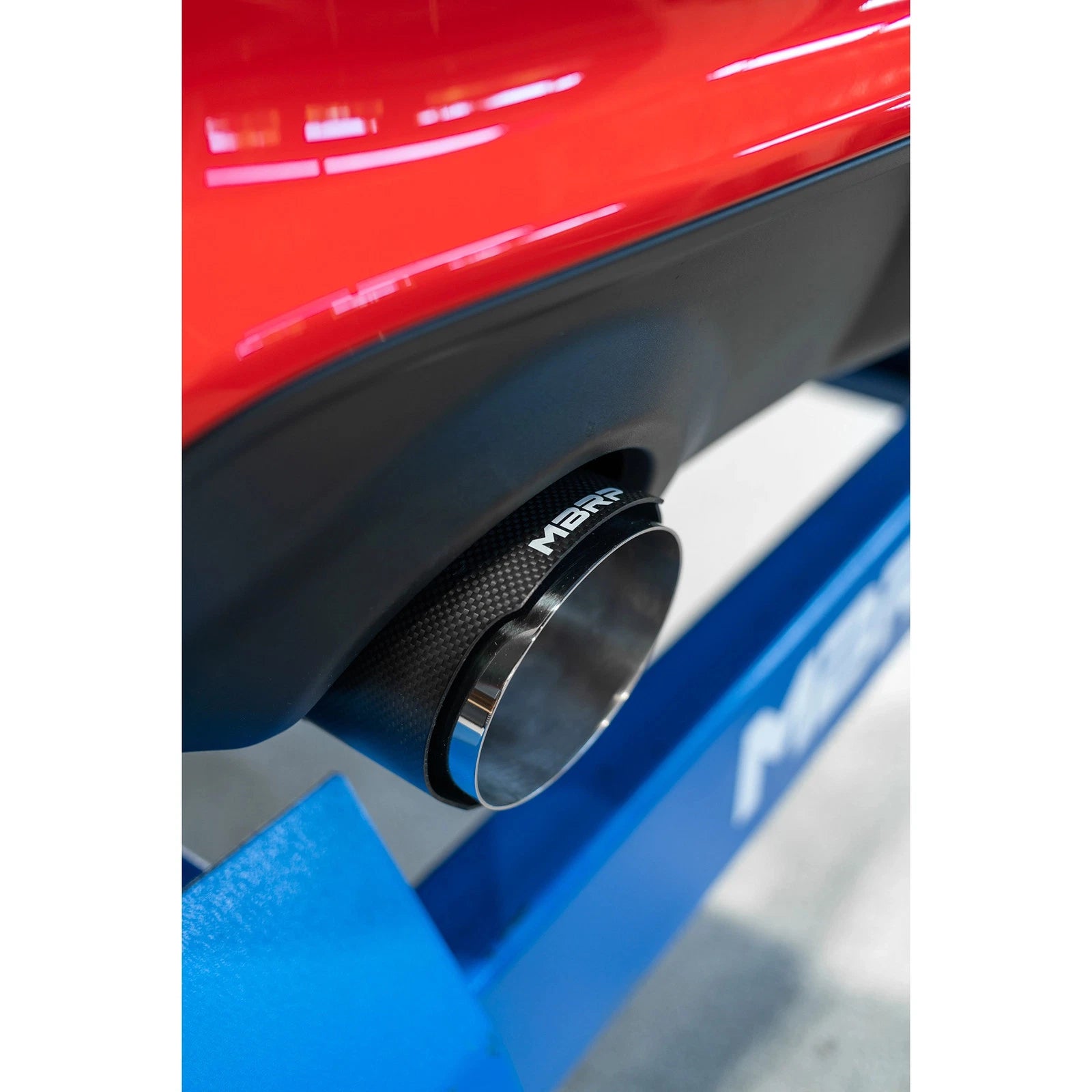 MBRP 3in Dual Rear SS Cat-Back Exhaust w/ Carbon Tips Dodge Charger 17-21 (S71173CF)