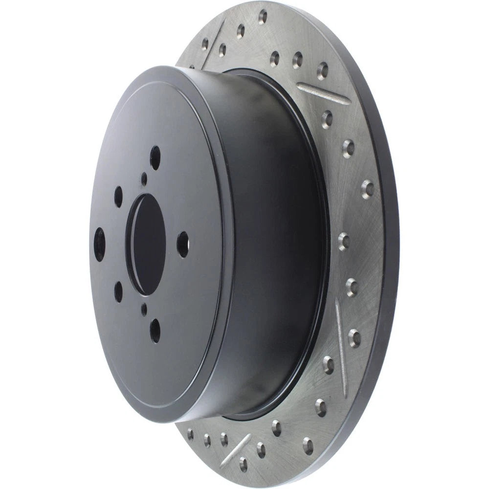 StopTech Slotted & Drilled Right Rear Rotor | Subaru Impreza WRX (08-10)