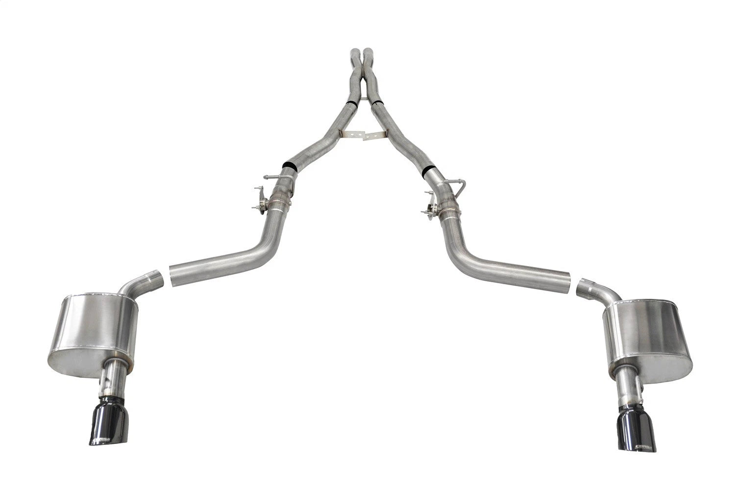 CORSA 2.75 in Cat-Back Single Tips | Dodge Charger 15-23 (21072BLK)