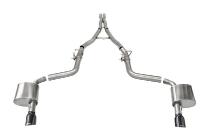 CORSA 2.75 in Cat-Back Single Tips | Dodge Charger 15-23 (21072BLK)
