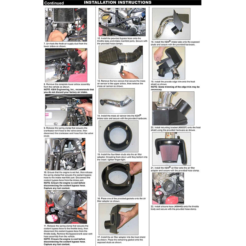 K&N Silver Typhoon Short Ram Intake | 2006-2011 Honda Civic Si (69-1014TS)