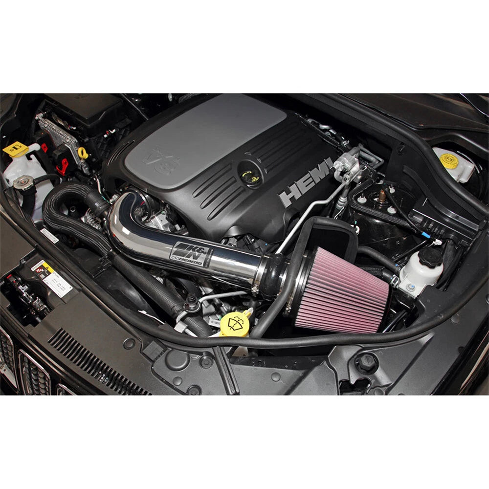 K&N High Flow Performance Intake | Jeep Grand Cherokee 5.7L V8 / Dodge Durango 5.7L V8 (77-1563KP)