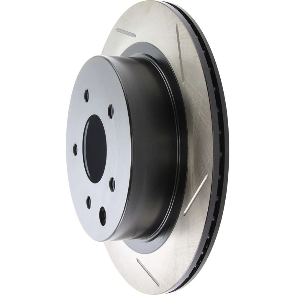 Stoptech Power Slot D&S Slotted Rear Brake Rotor | Nissan 350Z/Infiniti G35 (03-05) (126.42077SL)