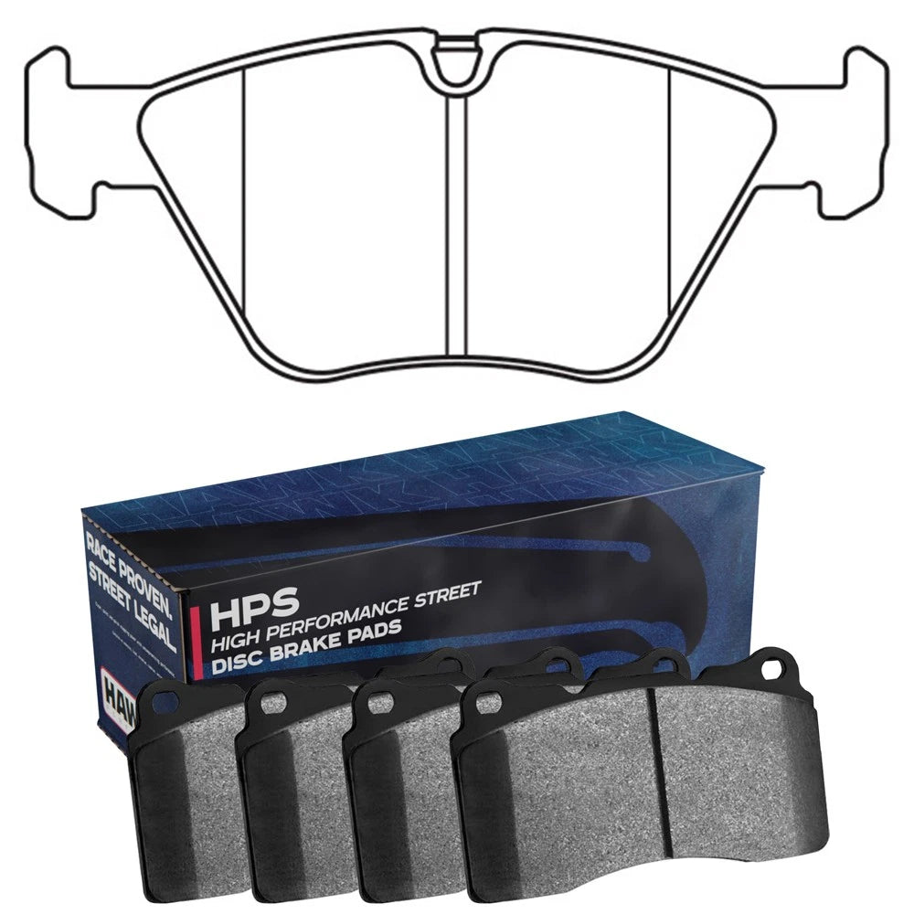 Hawk HB464F.764 Street Front Brake Pads | BMW 3 Series/M3 (01-06) (HB464F.764)