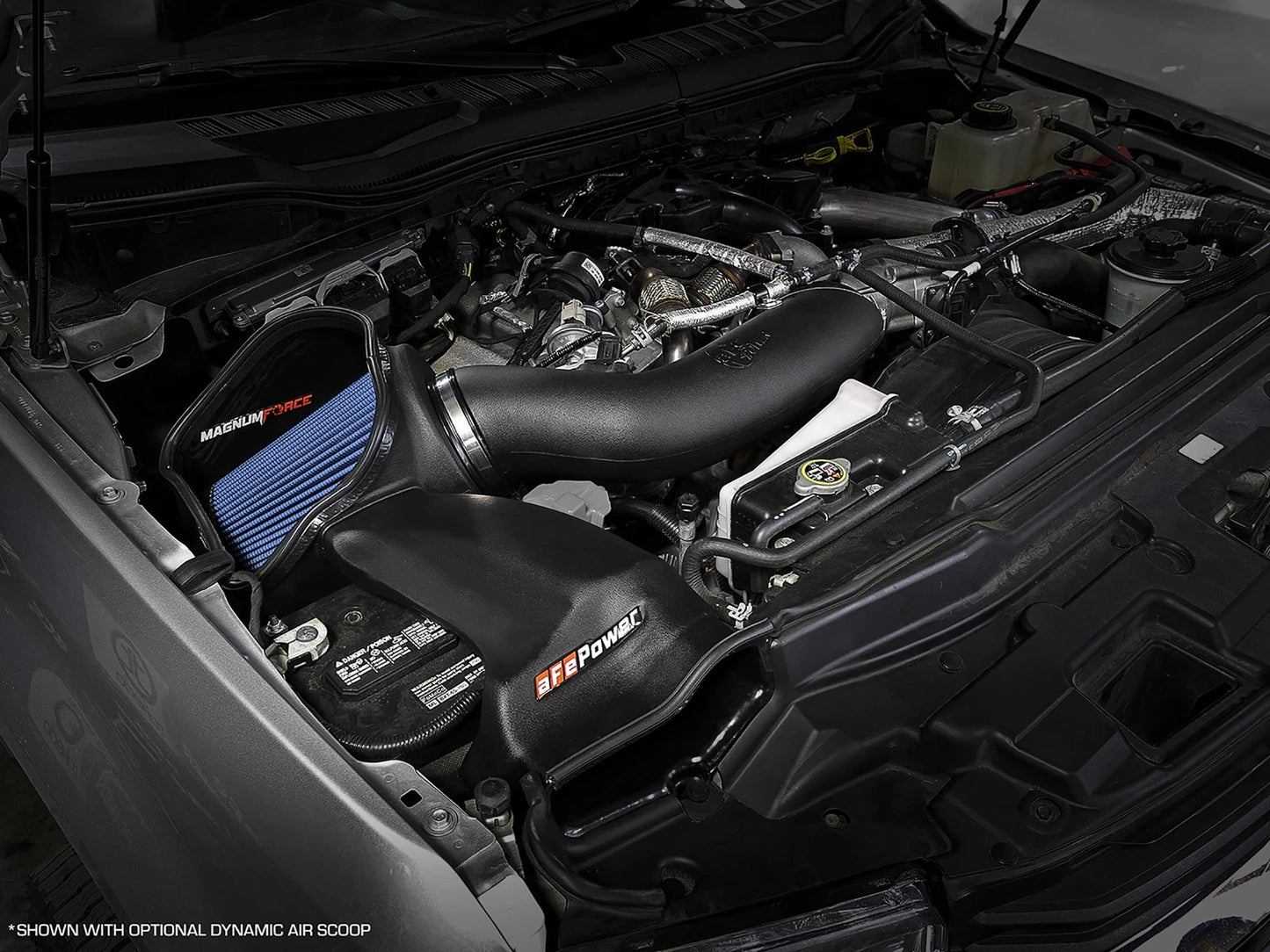 aFe Magnum FORCE Stage-2 Pro 5R Cold Air Intake | Ford Diesel Trucks V8 6.7L (17-18) (54-13017R)