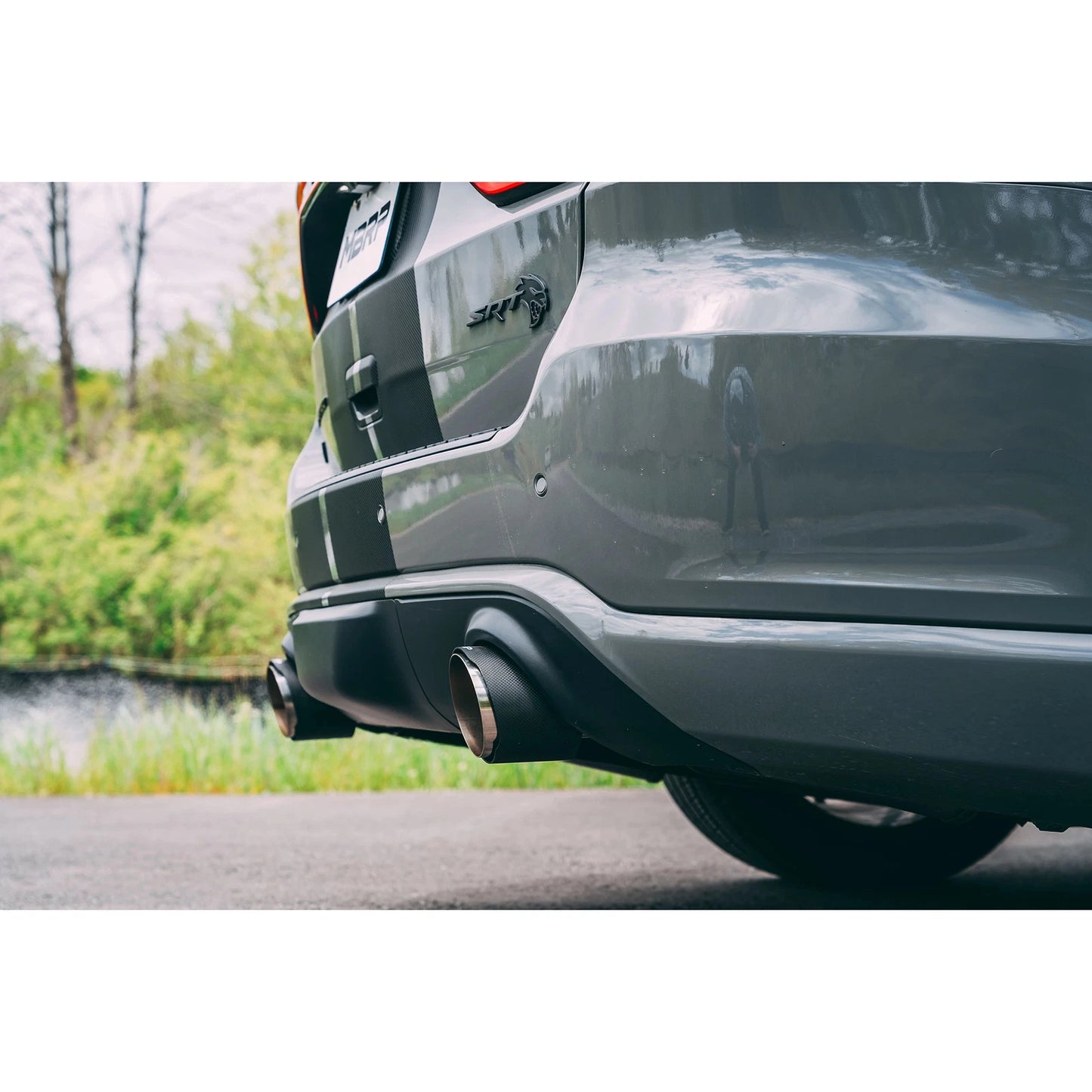 MBRP 18-23 Dodge Durango SRT 6.4L Armor Pro T304 SS 3in Cat Back Exhaust Dual Rear Exit w/ CF Tips | Dodge Durango (18-23) (S51053CF)