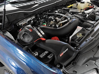 aFe Momentum HD Cold Air Intake System w/ Pro DRY S Filter | Ford Diesel Trucks V8 6.7L (51-73006)