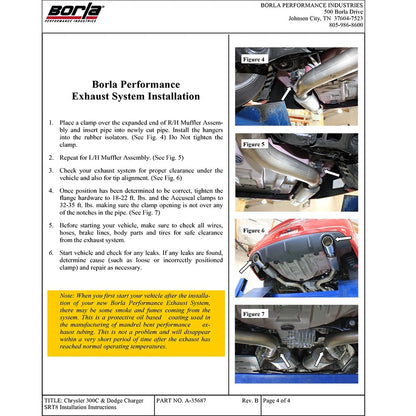 Borla Axle-Back Exhaust System - ATAK | Multiple Fitments (11833)