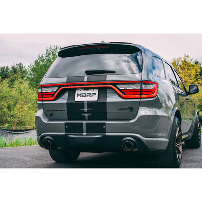 MBRP 18-23 Dodge Durango SRT 6.4L Armor Pro T304 SS 3in Cat Back Exhaust Dual Rear Exit w/ CF Tips | Dodge Durango (18-23) (S51053CF)