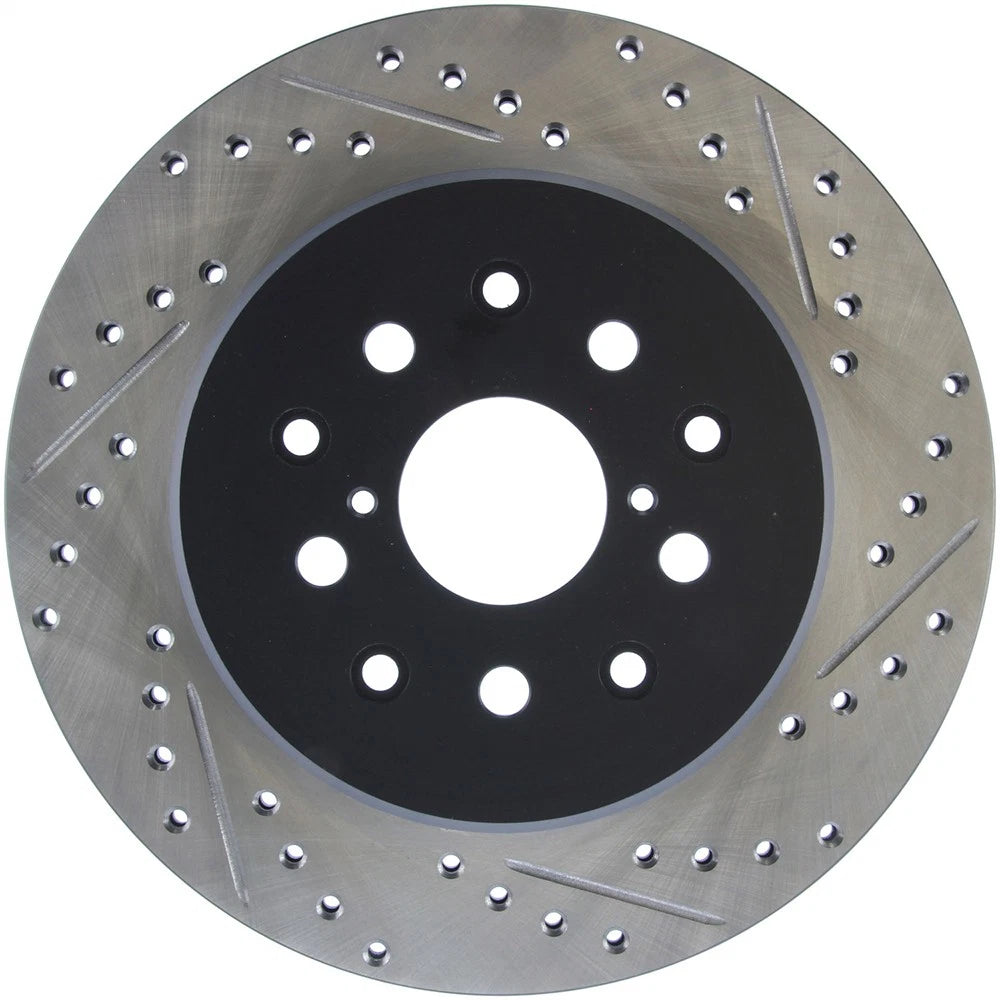 StopTech 127.44105L Rear Left Drilled Slotted Disc Brake Rotor for 1993-98 Supra