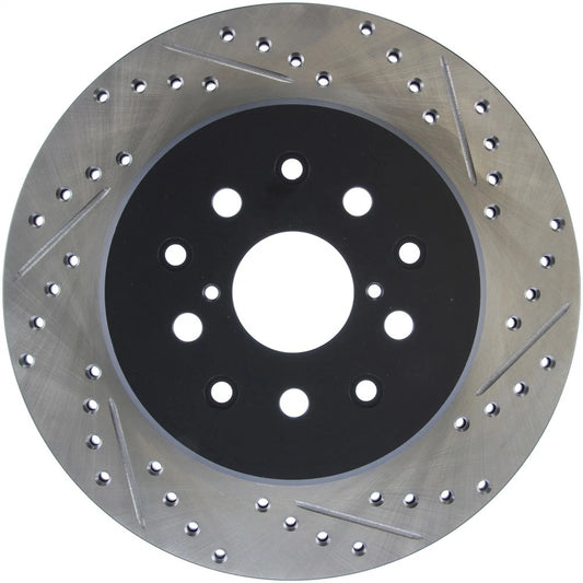 StopTech 127.44105L Rear Left Drilled Slotted Disc Brake Rotor for 1993-98 Supra