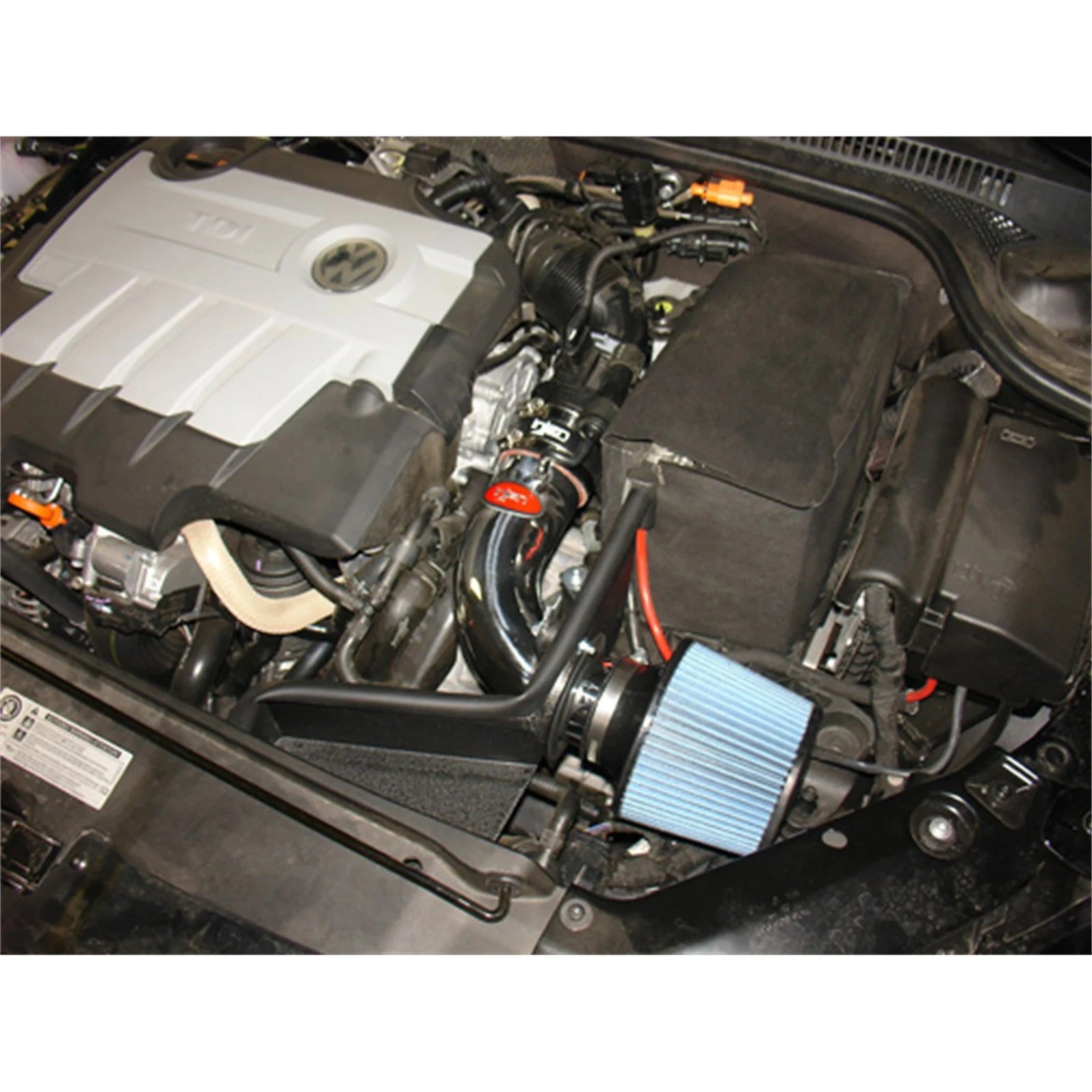 Injen 10-14 VW Golf 2.0L Turbo Diesel Polished Tuned Air Intake w/ MR Tech & Super Filter | Volkswagen Jetta / Eos / Golf / Buick Regal / Beetle (SP3009P)