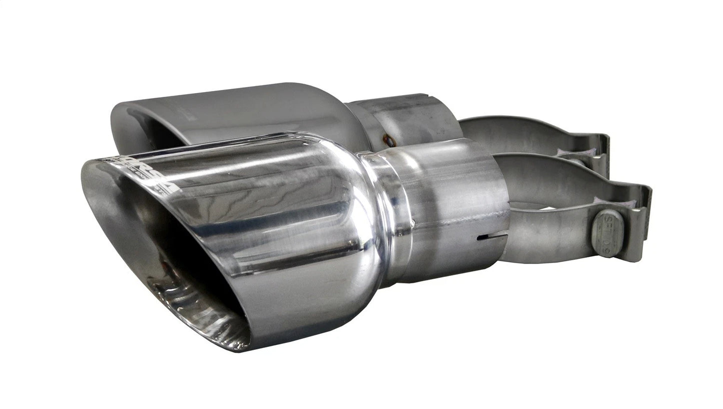 CORSA Replacement / 4.5 in Single Slash Tip | Mustang 15-23 GT/EcoBoost (14346BLK)