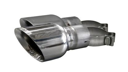 CORSA Replacement / 4.5 in Single Slash Tip | Mustang 15-23 GT/EcoBoost (14346BLK)