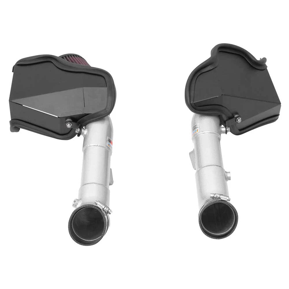 K&N Dual Silver Typhoon Short Ram Intakes | Infiniti Q50 (14-15) (69-7083TS)