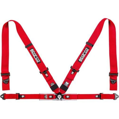 Sparco 3" 4-Point Competition Harness (04716M1AZ/NR/RS)