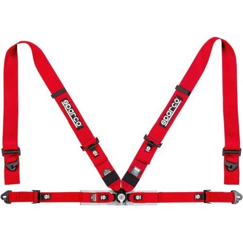 Sparco 3" 4-Point Competition Harness (04716M1AZ/NR/RS)