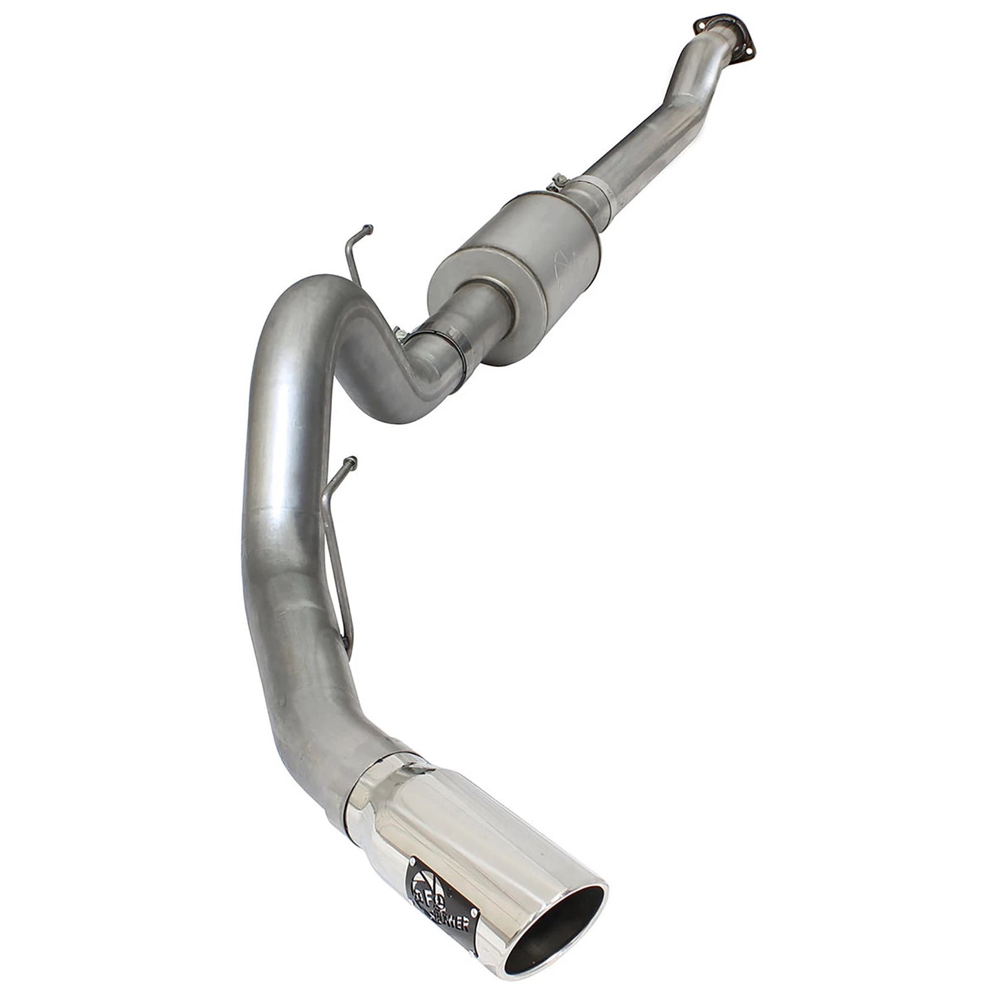 aFe 4in Aluminized Steel Cat-Back Exhaust | Ford F-150 2015 V6 3.5L (tt) (49-03069-P)