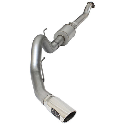 aFe 4in Aluminized Steel Cat-Back Exhaust | Ford F-150 2015 V6 3.5L (tt) (49-03069-P)