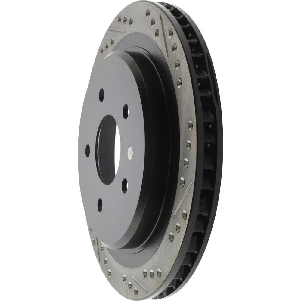 StopTech 127.62061L Rear Left Drilled Brake Rotor for 04-09 XLR / 97-13 Corvette