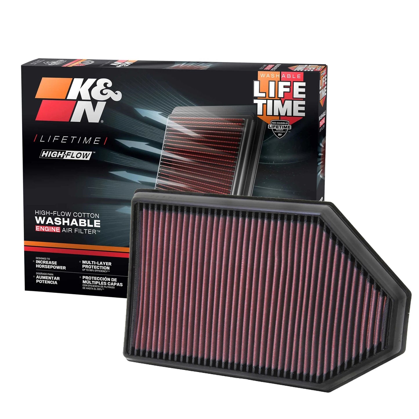 K&N Engineering Replacement Air Filter: Chrysler 300 / 300C / Dodge Challenger / Charger