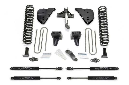 Fabtech 23-24 Ford F250/350 4WD Diesel 4in Basic System w/ Stealth Monotube Shocks