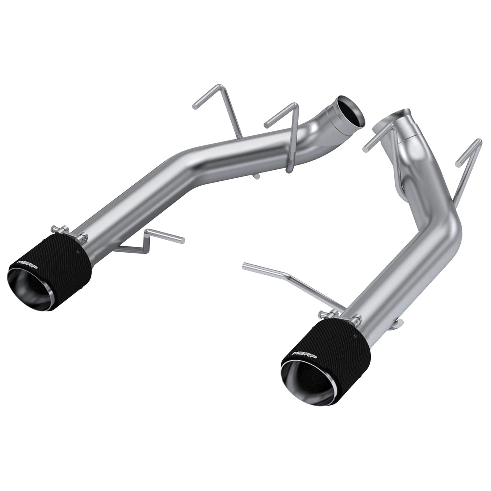 MBRP T304 SS 3in D&S Axle-Back w/ CF Tips | Ford Mustang GT 11-14 (S72033CF)
