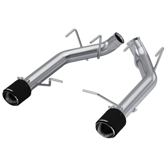 MBRP T304 SS 3in D&S Axle-Back w/ CF Tips | Ford Mustang GT 11-14 (S72033CF)