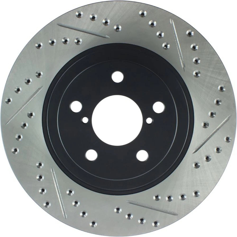 StopTech 127.47021L Front Left Drilled Brake Rotor for 2009-2018 Subaru Forester