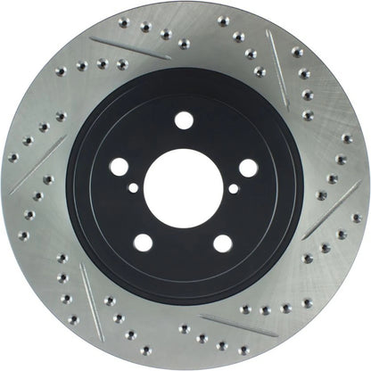 StopTech 127.47021L Front Left Drilled Brake Rotor for 2009-2018 Subaru Forester