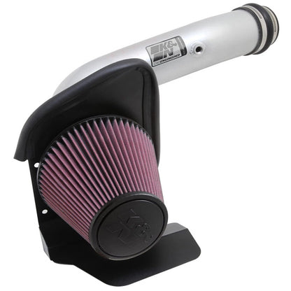 K&N 10-11 Ford Taurus 3.5L V6 Silver Typhoon Cold Air Intake | Ford Taurus (10-11) (69-3528TS)