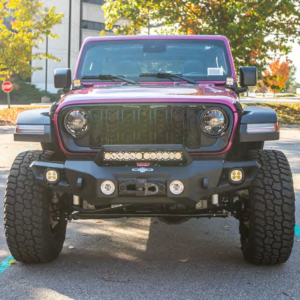 Rock Slide BPS-1000 Mid Front & Full Rear Bumpers for 18-25 Jeep Wrangler JL