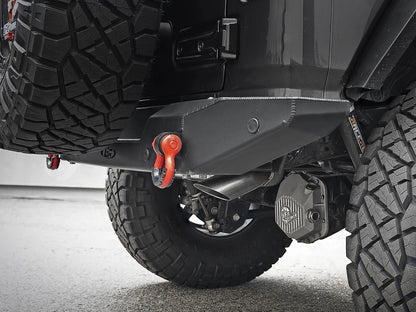 aFe 3in 409 Stainless Steel Axle-Back Hi-Tuck Exhaust System | Jeep Wrangler JL 18-20 (49-48080)