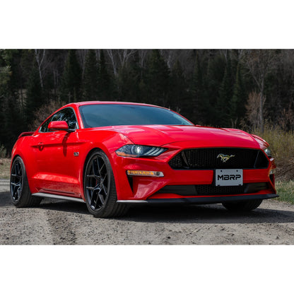MBRP Installer Series 3" Cat-Back Exhaust System | 2018-2023 Ford Mustang GT (S7207AL)