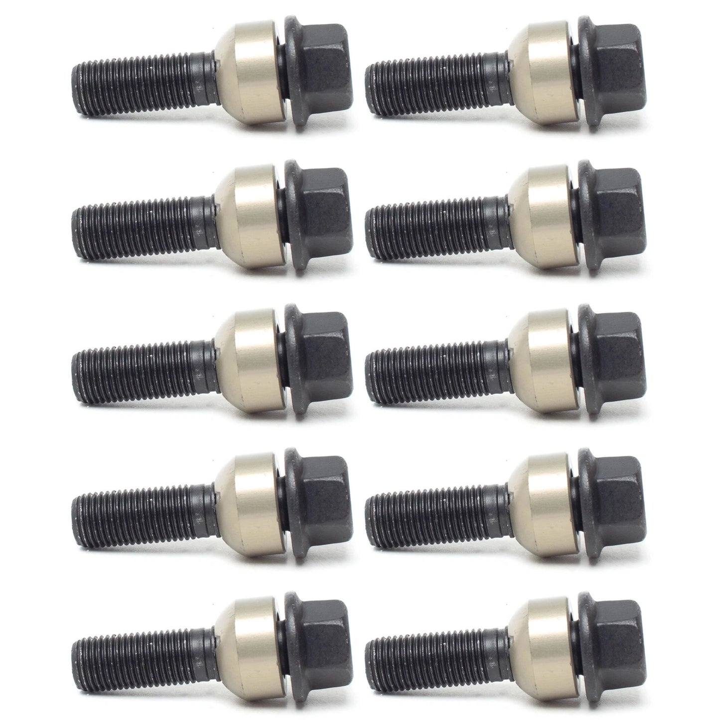 H&R Wheel Bolts Type 14 x 1.5 52mm Porsche Head 19mm Black | Wheel Bolts & Studs (1455206SW)