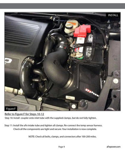 aFe MagnumFORCE Stage-2 Pro 5R Air Intake | Ford Taurus SHO Twin Turbo V6 3.5L (54-13025R)