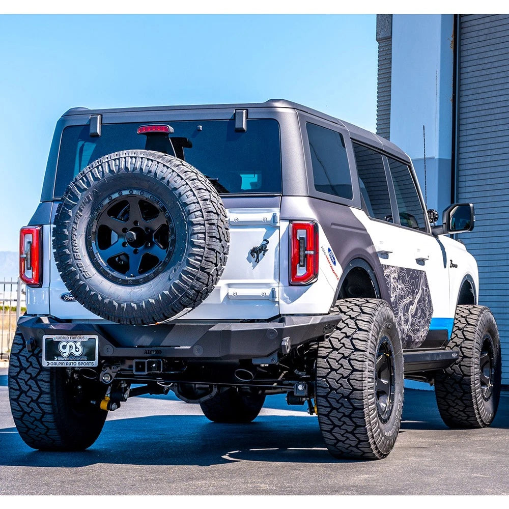 Borla 21-22 Ford Bronco 2.3L ATAK Axle Back Exhaust w/ Black Tips | Bronco VI (U725) (11975CB)