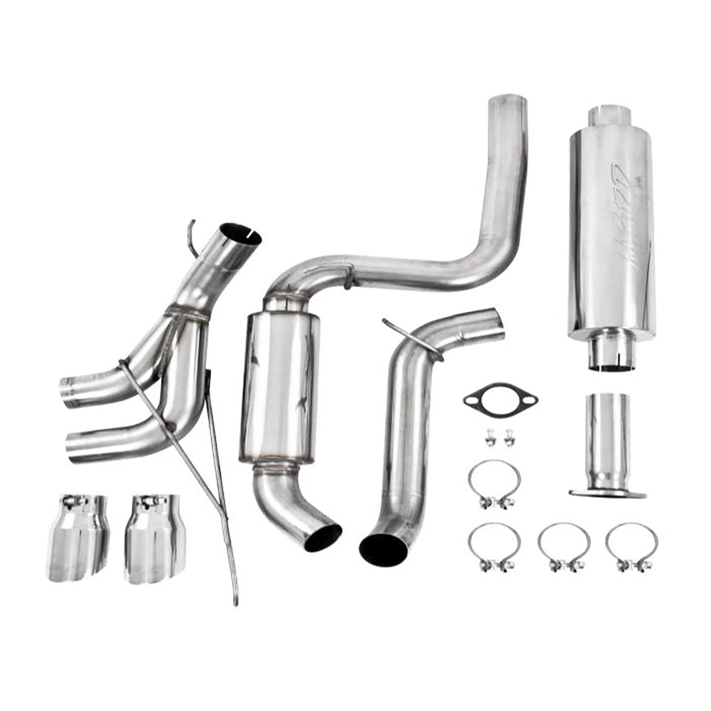 MBRP 3in Dual Center Outlet Cat-Back Exhaust | Ford Focus ST 2.0L EcoBoost (13-14) (S4200AL)