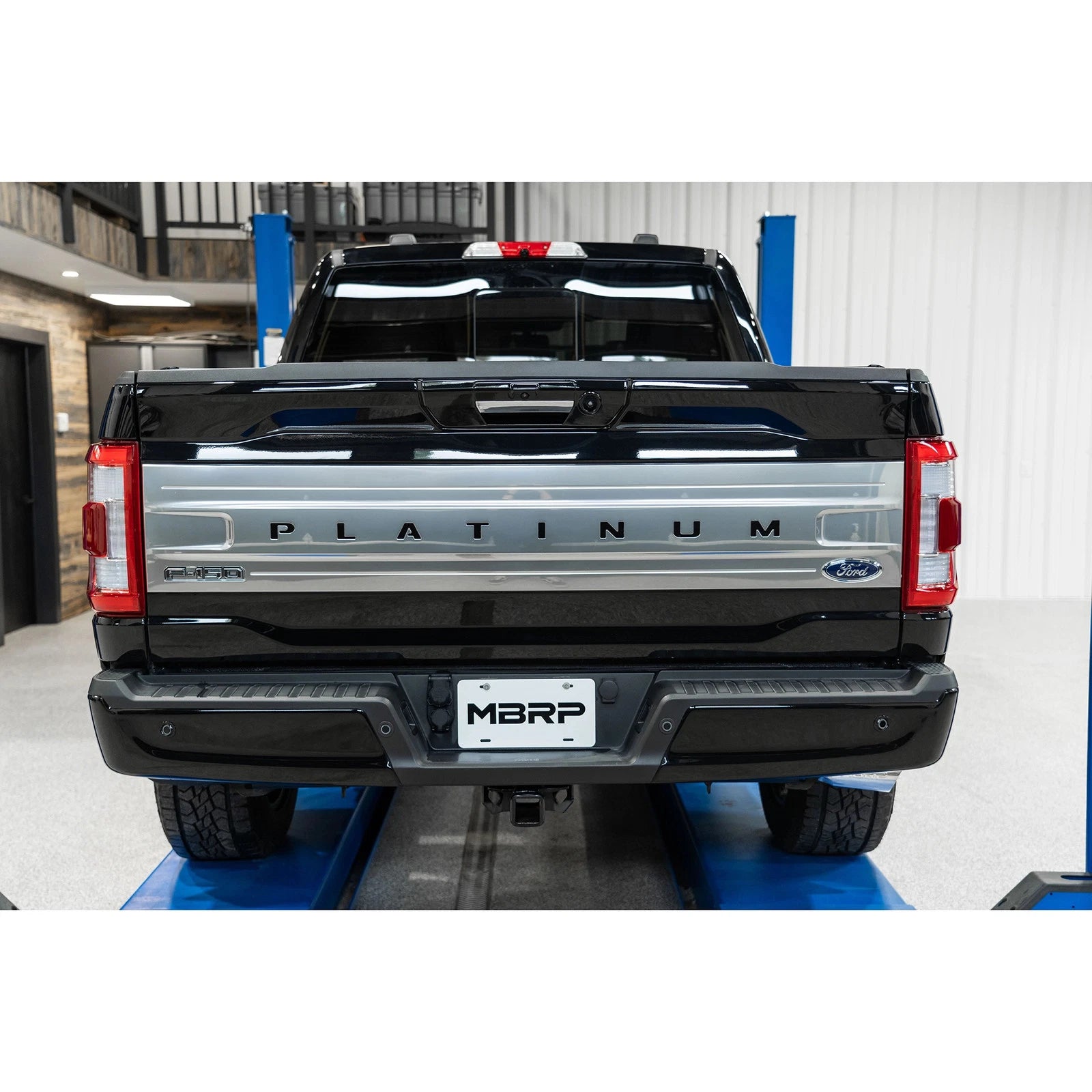 MBRP 3in Resonator-Back Single Side Exit Exhaust | Ford F-150 Powerboost Hybrid (21+) (S5221AL)