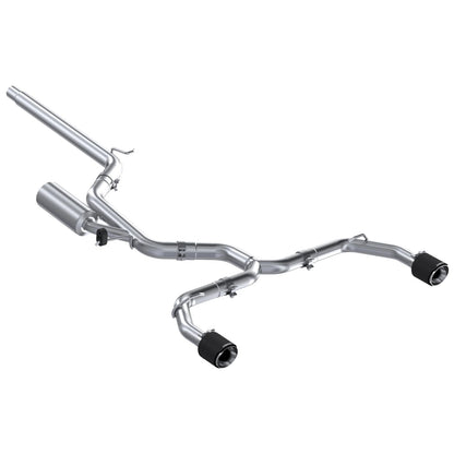 MBRP Stainless Steel 3" Cat-Back - 2.5" Dual Split Exit | 2022 - 2024 VW MK8 Golf GTI (S4617)
