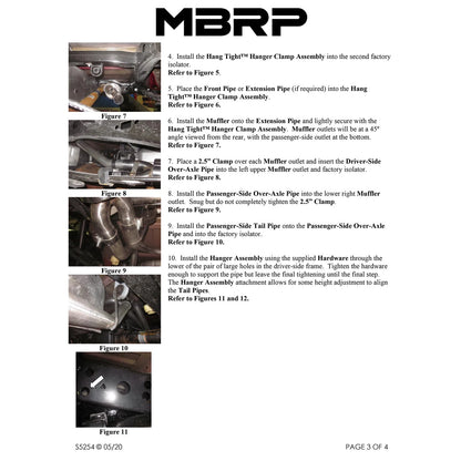 MBRP 2.5in Dual Side Split Alum Cat-Back | Ford F-150 15-20 (S5254AL) (S5254AL)